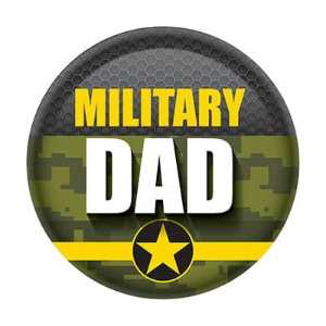 Military Dad Button buttons, support buttons, military, thank you miltary, 
