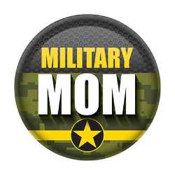 Military Mom Button buttons, support buttons, military, thank you miltary, 