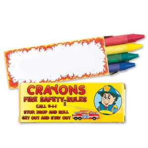Non-Toxic Crayons  firefighting, fire safety product, fire prevention, crayons, non-toxic, color me, public safety, non-toxic crayons, kids crayons, fire safety giveaways, fire department promotional items, EMS community outreach, police event giveaways, children’s activity supplies, public-education materials, fire prevention week handouts