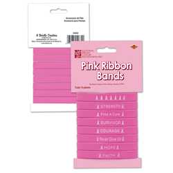 Pink Ribbon Wristbands 
