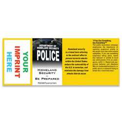 Pocket Pamphlet - Homeland Security Homeland, Security, Pocket Pamphlet, Safety, Police 