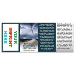 Pocket Pamphlet - Natural Disasters Prepare, Natural Disasters, Pocket Pamphlet