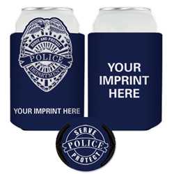 Police Badge Shape Can Holder 