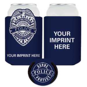 Police Badge Shape Can Holder 