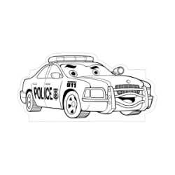 Police Car Color-Me Stand-Out police, color me, stand out, public safety, educational, police officer, police car