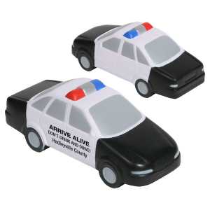 Police Car Stress Reliever Police, safety product, educational, stress reliever, police car stress reliever, imprinted, imprinted police car, police car stress reliever, police stress toy, police promotional items, police department giveaways, national night out giveaways, community policing promo items, safety education giveaways, customizable police promo, police outreach items, stress reliever toy police, police car foam toy