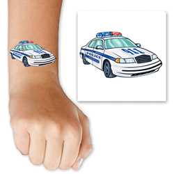 Police Car Tattoo 