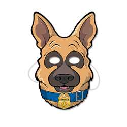 Police Dog Mask 