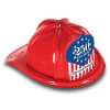 Custom Jr. Firefighter Hat - 250th Celebration Shield  firefighting, fire safety product, fire prevention, plastic fire hats, fire hats, kids fire hats, junior firefighter hat