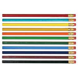 Round Pioneer Pencils - Custom Imprinted firefighting, fire safety product, fire prevention, fire safety pencil, fire prevention pencil, firefighting pencil, wooden pencils, fire department pencil, neon pencil