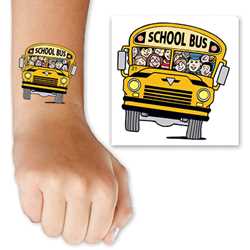 School Bus Tattoo 