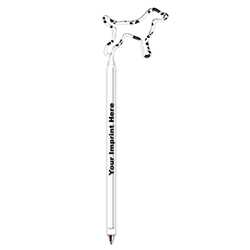 Shaped Pen - Dalmatian firefighting, fire safety product, fire prevention, fire chief pens, dalmatian, dog, bendy pen
