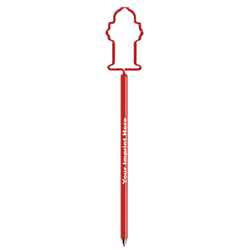 Shaped Pen - Fire Hydrant firefighting, fire safety product, fire prevention, fire chief pens, bendy pen