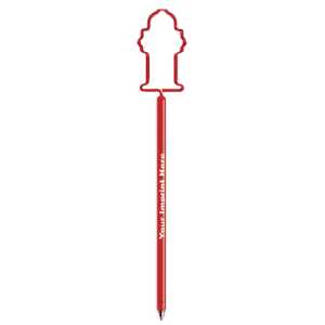 Shaped Pen - Fire Hydrant firefighting, fire safety product, fire prevention, fire chief pens, bendy pen