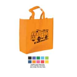 13" Shopping Tote Bag 13 inch tote bag, kids event tote, fire department giveaway bag, EMS outreach tote, police department promotional items, children’s fire safety bag, reusable safety tote, first responder community handouts