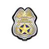 Silver Jr. Police Officer Badge Police, safety product, educational, plastic police badge, police officer badge, stock badge, stock police badge, Silver Jr Police Officer Badge, SS66785P6, kids police badge, clip on badge, junior police officer badge, police promotional products, community event giveaways, police fair supplies, safety education items, youth police badge, law enforcement promotional items, bulk kids badges
