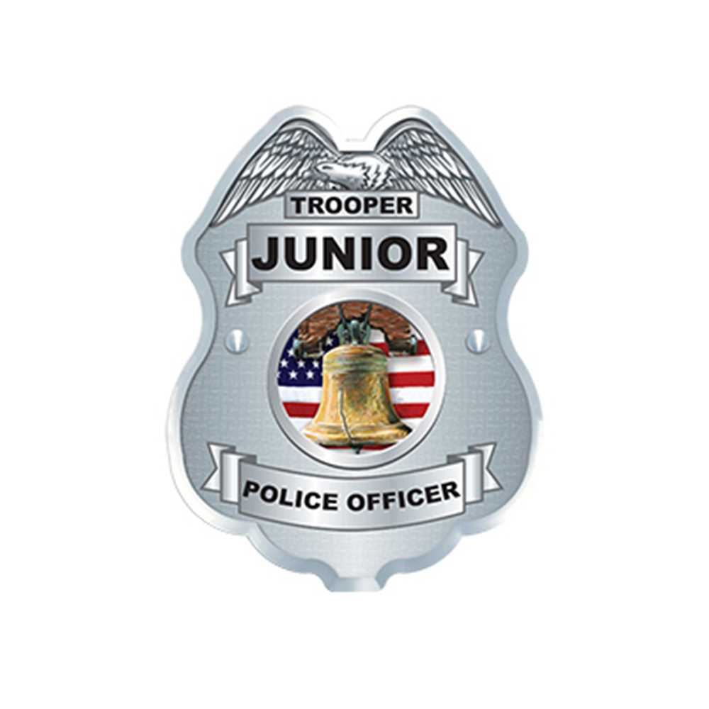 Junior Police Officer Badge Stickers-On-A-Roll Roll Of 100, 57% OFF