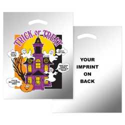 Reflective Haunted House Halloween Bag