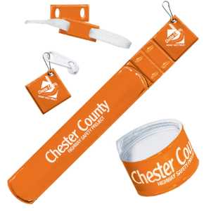 Slap Wrap® Combo firefighting, fire safety product, fire prevention, firefighting bracelet, custom bracelet, fire safety bracelet, reflective bracelet, reflective snap band, reflective snap bracelet, snap bracelet