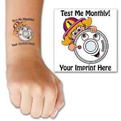 Smoke Alarm w/ Girl Custom Tattoo 