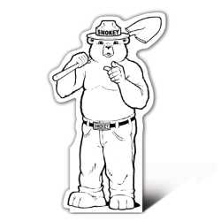 Smokey Bear Color-Me Stand-Out 