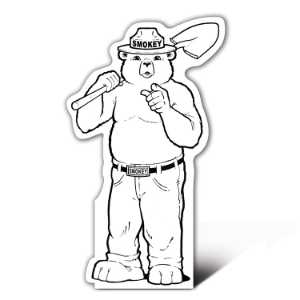 Smokey Bear Color-Me Stand-Out 