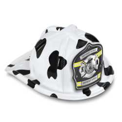 Specialty Fire Hat - Custom Black Volunteer FF Shield firefighting, fire safety product, fire prevention, plastic fire hats, fire hats, kids fire hats, junior firefighter hat, custom fire hat, volunteer firefighter hat, black volunteer firefighter hat, custom volunteer ff shield, jr firefighter hat, kids fire hat, customizable fire emblem, fire department giveaways, EMS community outreach, police department event supplies, children’s fire safety items, fire prevention week handouts