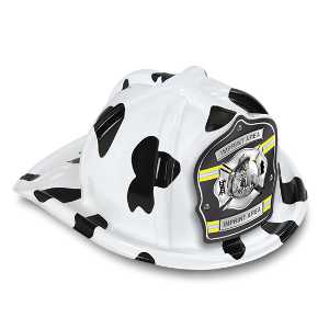 Specialty Fire Hat - Custom Black Volunteer FF Shield firefighting, fire safety product, fire prevention, plastic fire hats, fire hats, kids fire hats, junior firefighter hat, custom fire hat, volunteer firefighter hat, black volunteer firefighter hat, custom volunteer ff shield, jr firefighter hat, kids fire hat, customizable fire emblem, fire department giveaways, EMS community outreach, police department event supplies, children’s fire safety items, fire prevention week handouts