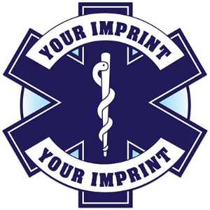 Star of Life Wall Cling 36" X 36" firefighting, ems, star of life, fire safety product, fire prevention, wall clings, durable, white vinyl, patriotic, Maltese Cross, imprinted, custom, self-adhesive, Star of Life wall cling, EMS awareness giveaway, emergency medical services symbol, fire department children’s items, EMS outreach supplies, police department kids giveaways, emergency preparedness materials, community safety handouts, first responder educational tools