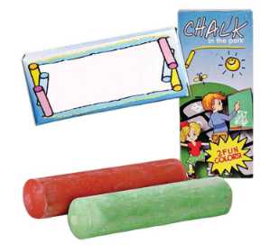 Stock 2 Pack of Jumbo Chalk 