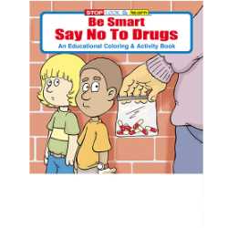 Stock Coloring Book - Be Smart, Say NO to Drugs 