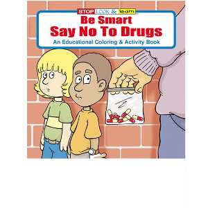 Stock Coloring Book - Be Smart, Say NO to Drugs 