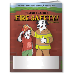 Flash Teaches Fire Safety! (Remastered) Coloring Book