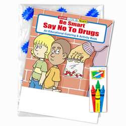 Stock Coloring Book Fun Pack - Be Smart, Say No to Drugs 