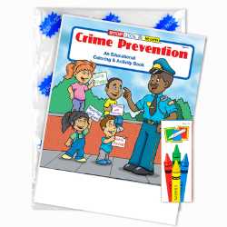 Stock Coloring Book Fun Pack - Crime Prevention 