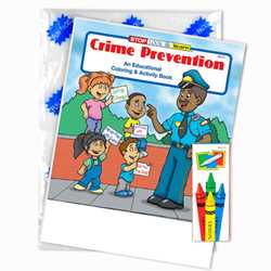 Stock Coloring Book Fun Pack - Crime Prevention 