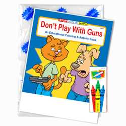 Stock Coloring Book Fun Pack - Dont Play with Guns 