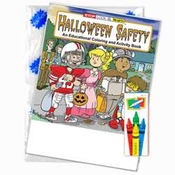 Stock Coloring Book Fun Pack - Halloween Safety 