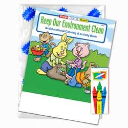 Stock Coloring Book Fun Pack - Keep Our Environment Clean 