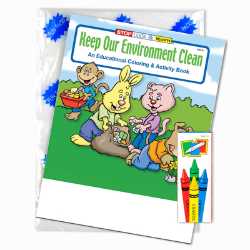 Stock Coloring Book Fun Pack - Keep Our Environment Clean 