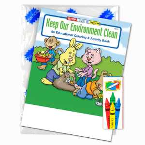 Stock Coloring Book Fun Pack - Keep Our Environment Clean 
