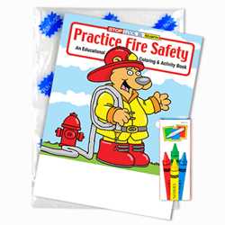 Stock Coloring Book Fun Pack - Practice Fire Safety - English Version firefighting, fire safety product, fire prevention product, firefighting coloring book, firefighting activity book, fire safety coloring book, fire safety activity book, fire prevention coloring book, fire prevention activity book