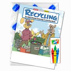 Stock Coloring Book Fun Pack - Recycling 