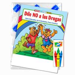 Stock Coloring Book Fun Pack - Say No To Drugs (Spanish) 