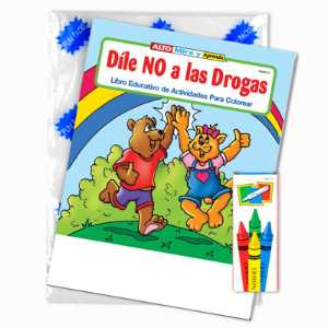 Stock Coloring Book Fun Pack - Say No To Drugs (Spanish) 