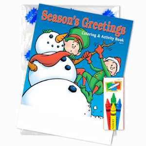 Stock Coloring Book Fun Pack - Seasons Greetings 
