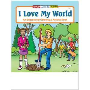 Stock Coloring Book - I Love My World 