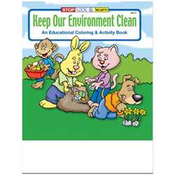 Stock Coloring Book - Keep Our Environment Clean 