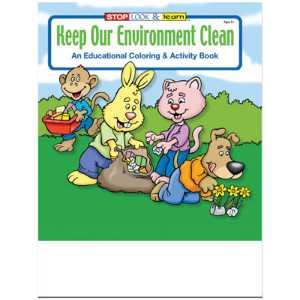 Stock Coloring Book - Keep Our Environment Clean 