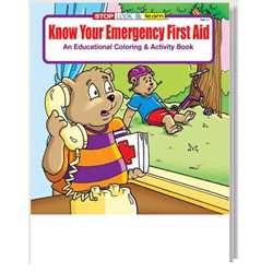Stock Coloring Book - Know Your Emergency First Aid 